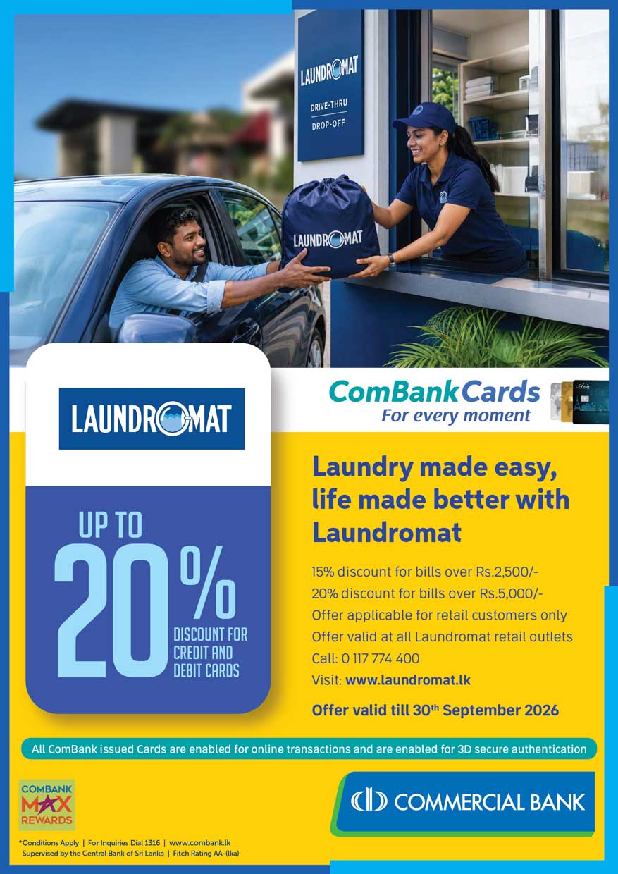 Up to 20% Off at Laundromat with ComBank Cards promotional image